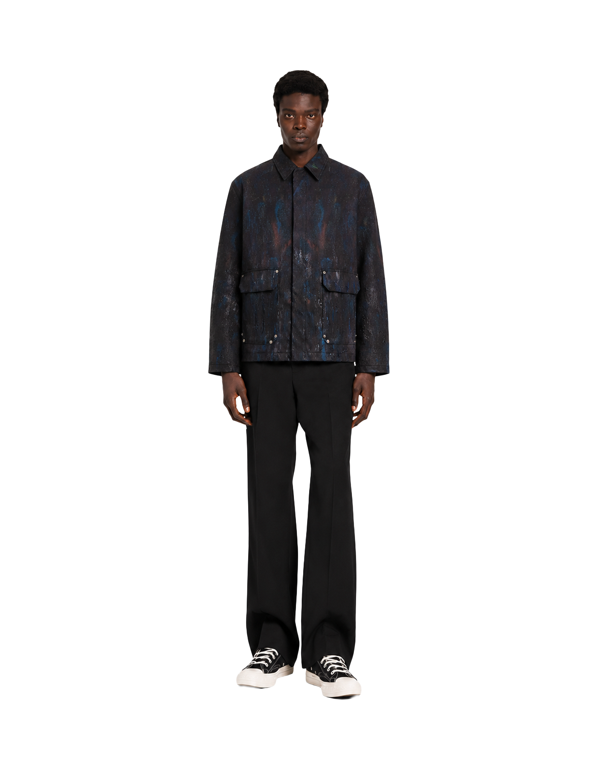 Canvas Jacket | Black Deepened Black (Sam Francis)