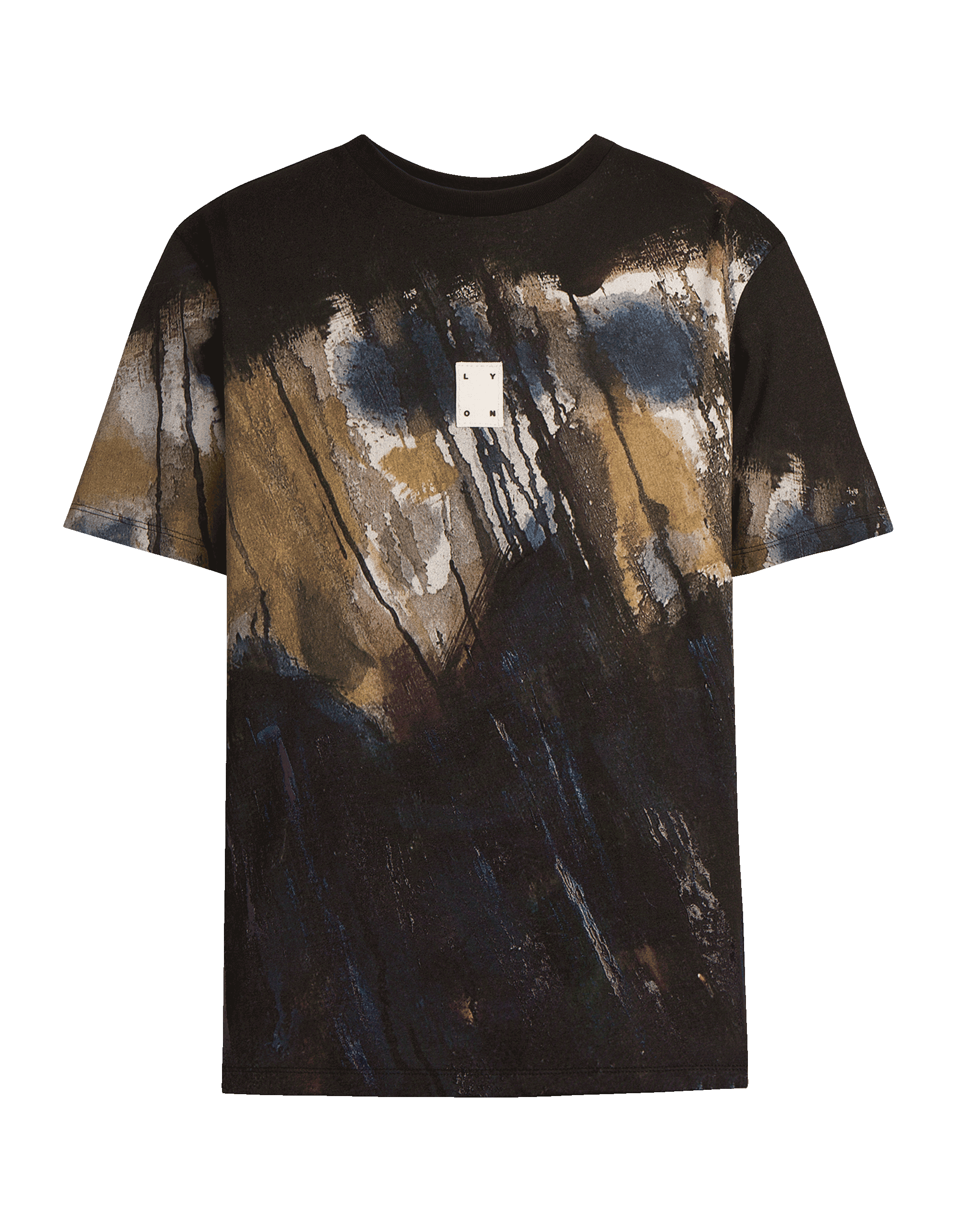 T-shirt | Black Deepened Black (Sam Francis)