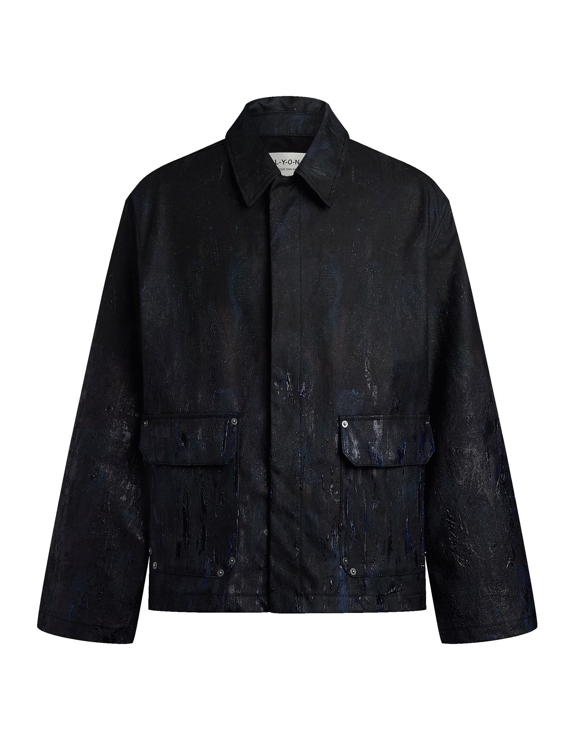 Canvas Jacket | Black Deepened Black (Sam Francis)